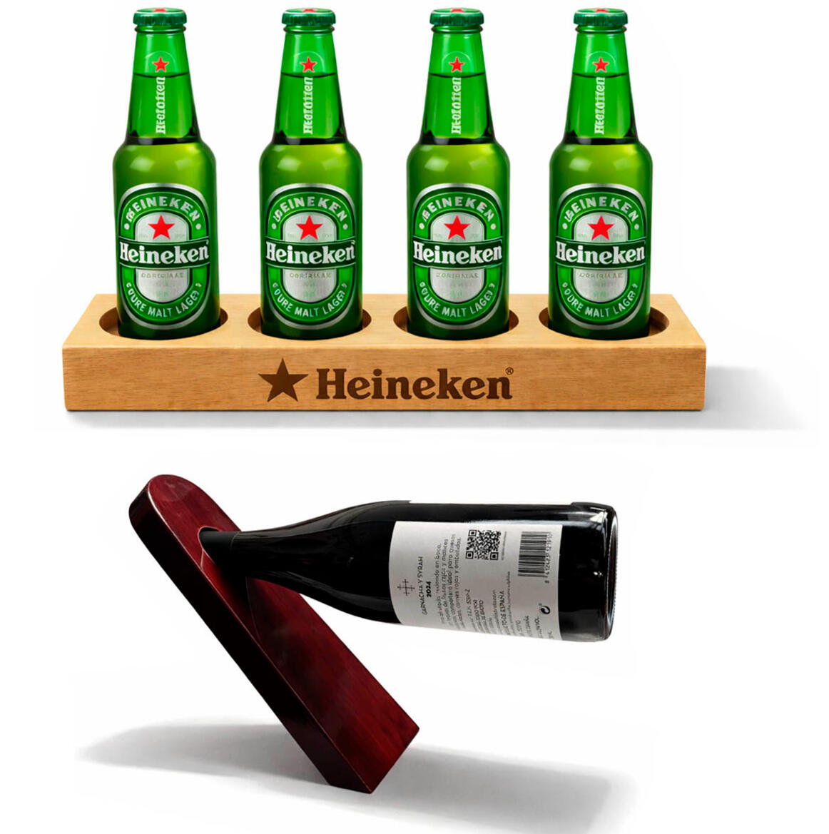 Expositores botellas